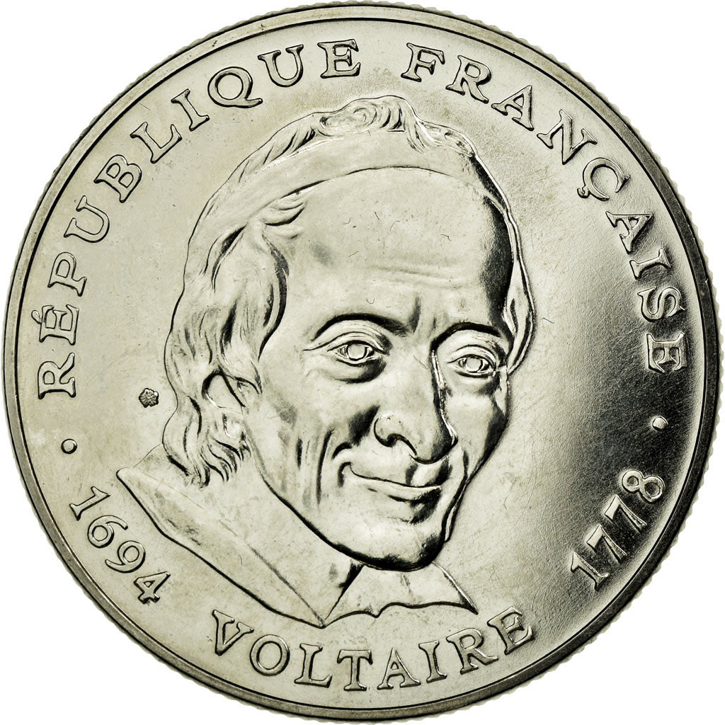 Coin, France, Voltaire, 5 Francs, 1994, Paris, ESSAI, MS(63), Nickel, KM:1063