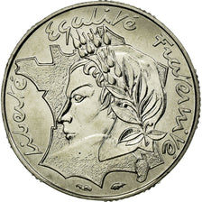 Coin, France, Jimenez, 10 Francs, 1986, Paris, ESSAI, MS(63), Nickel, KM:E132