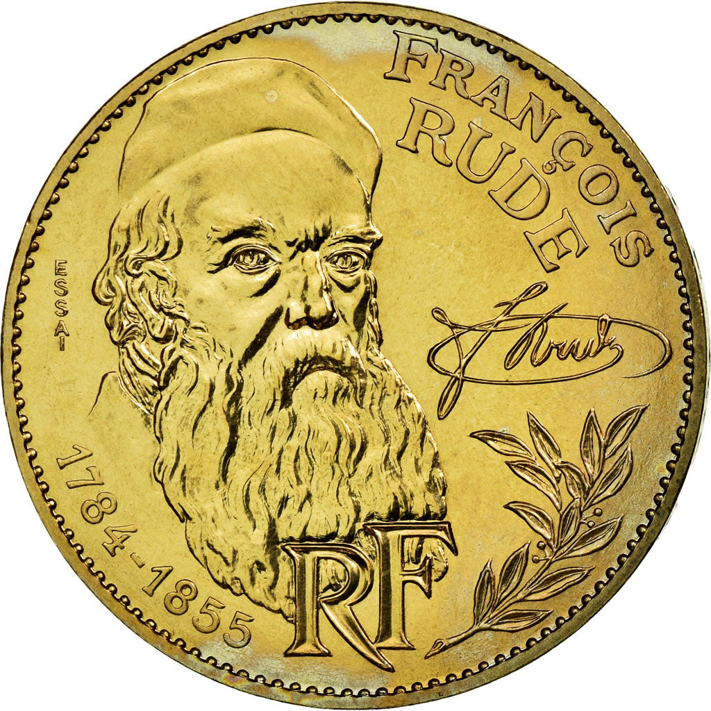 Coin, France, François Rude, 10 Francs, 1984, Paris, ESSAI, MS(63)