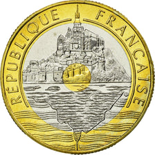 Monnaie, France, Mont Saint Michel, 20 Francs, 1992, Paris, ESSAI, SPL