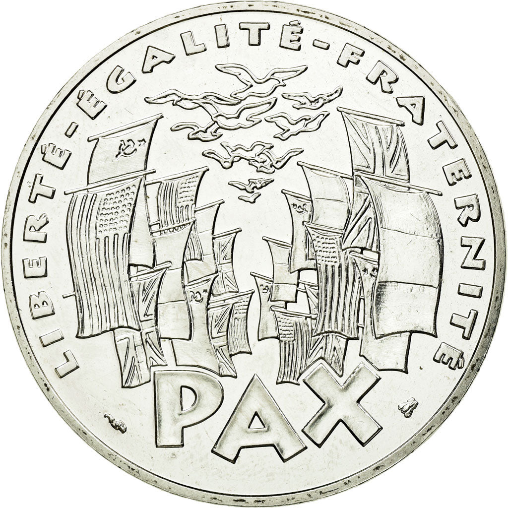Coin, France, 8 mai 1945, 100 Francs, 1995, Paris, ESSAI, MS(63), Silver