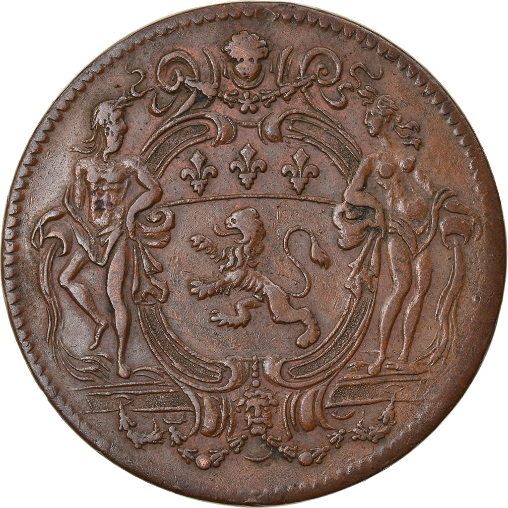 France, Médaille, Lyonnais - Consulat de Lyon, les quatre Echevins, 1747, SUP