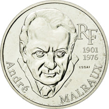 Coin, France, André Malraux, 100 Francs, 1997, Paris, ESSAI, MS(63), Silver