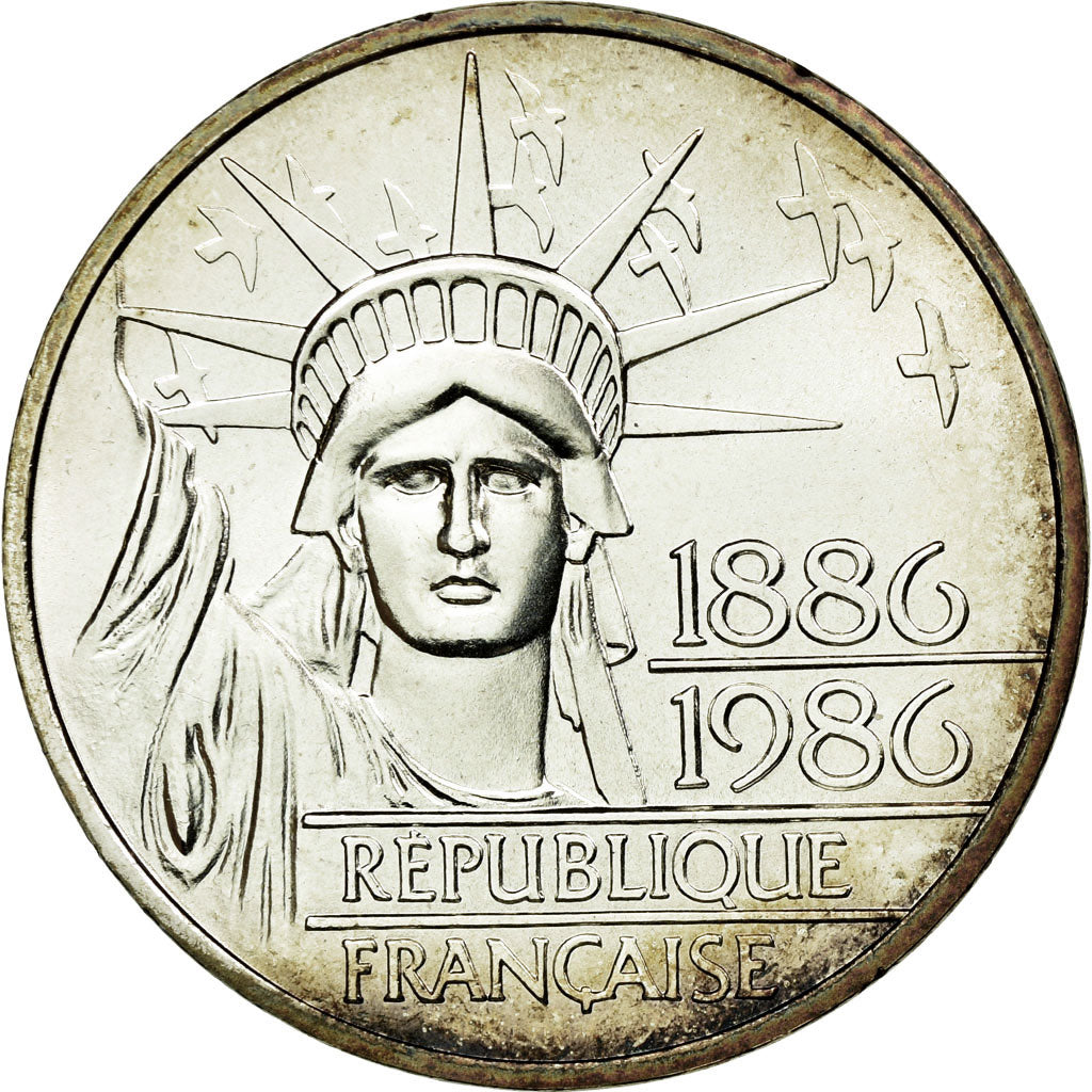 Monnaie, France, Statue de la Liberté, 100 Francs, 1986, Paris, Piéfort, SPL