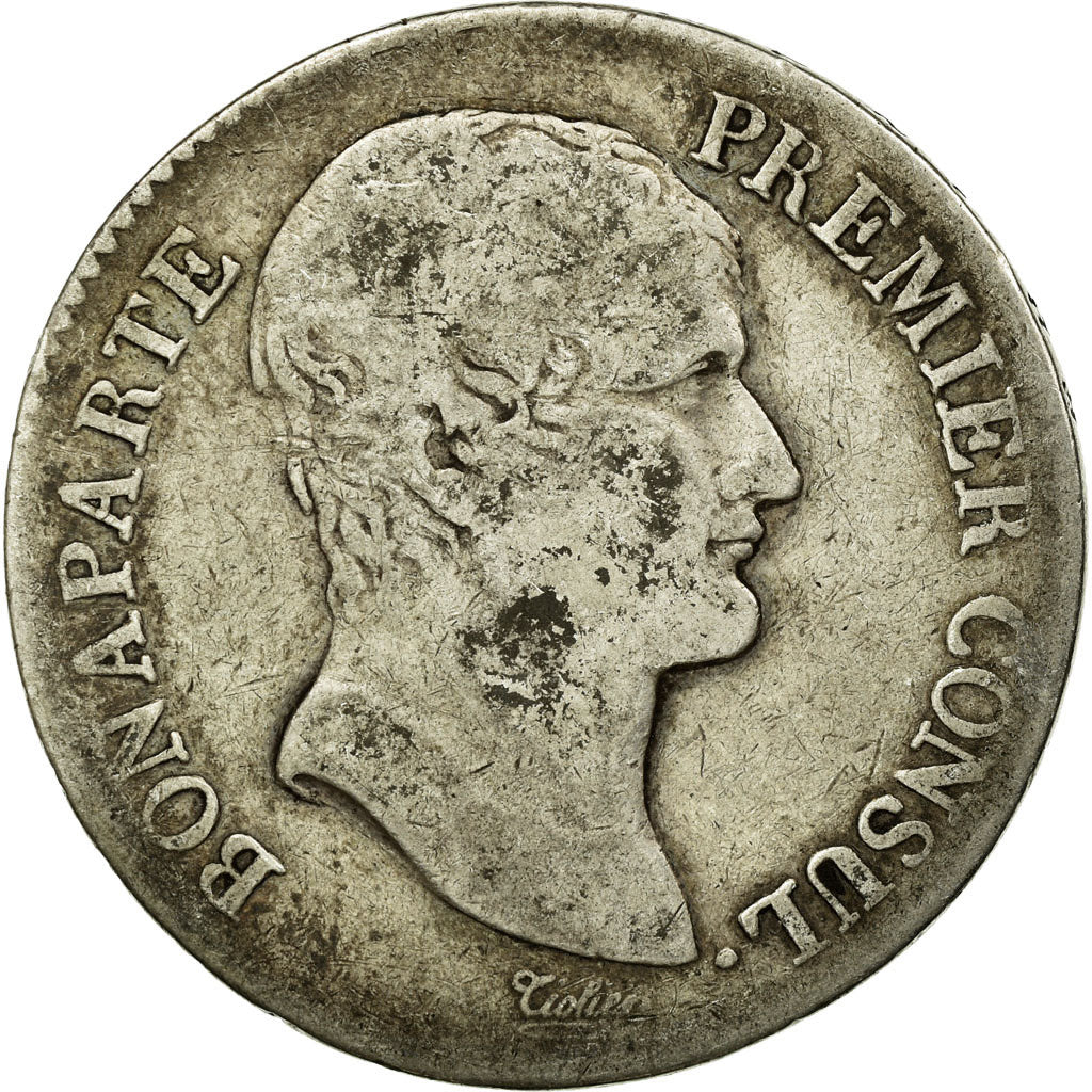 Coin, France, Napoleon I, 5 Francs, An XI, Paris, F(12-15), Silver, KM:650.1