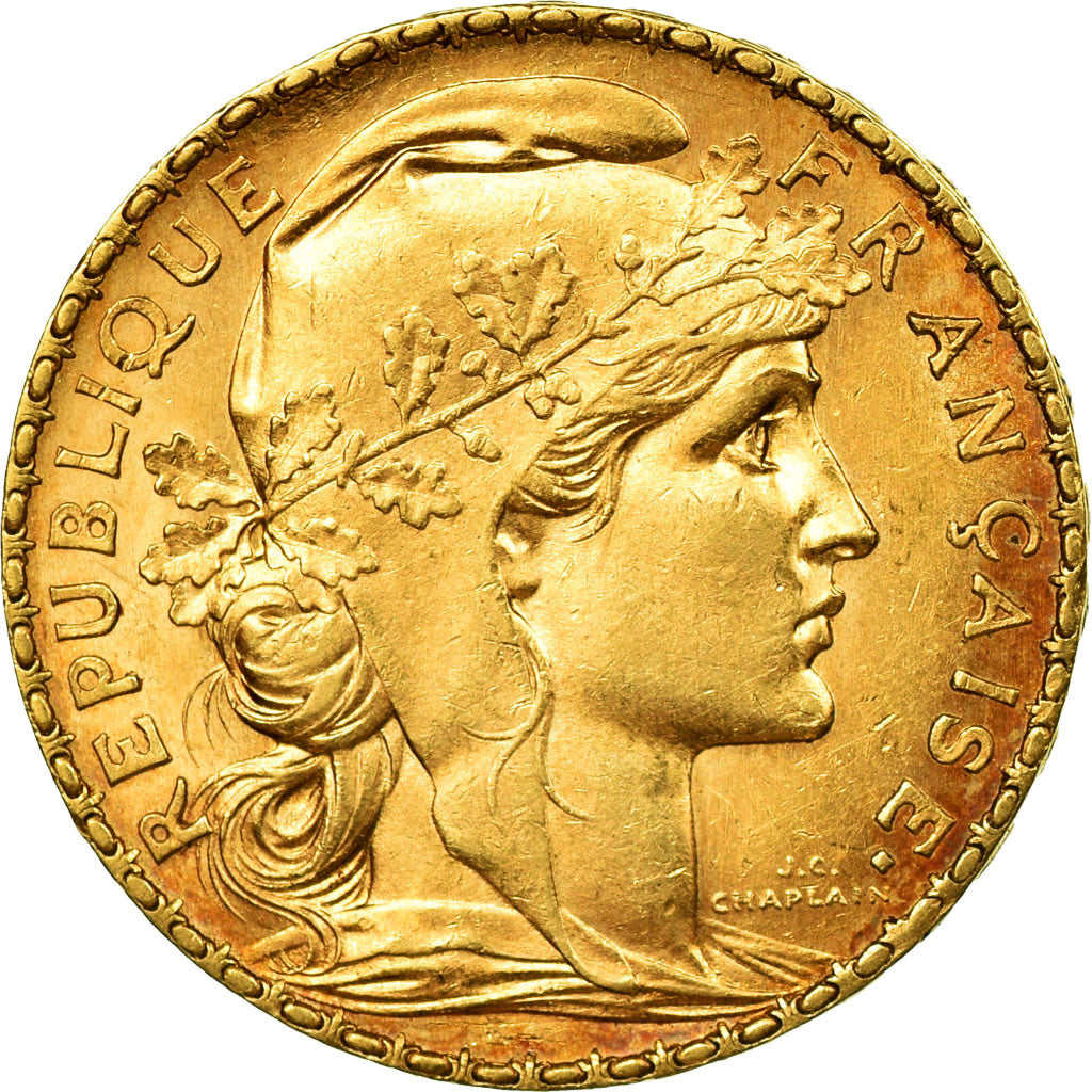 Coin, France, Marianne, 20 Francs, 1900, EF(40-45), Gold, KM:847, Gadoury:1064