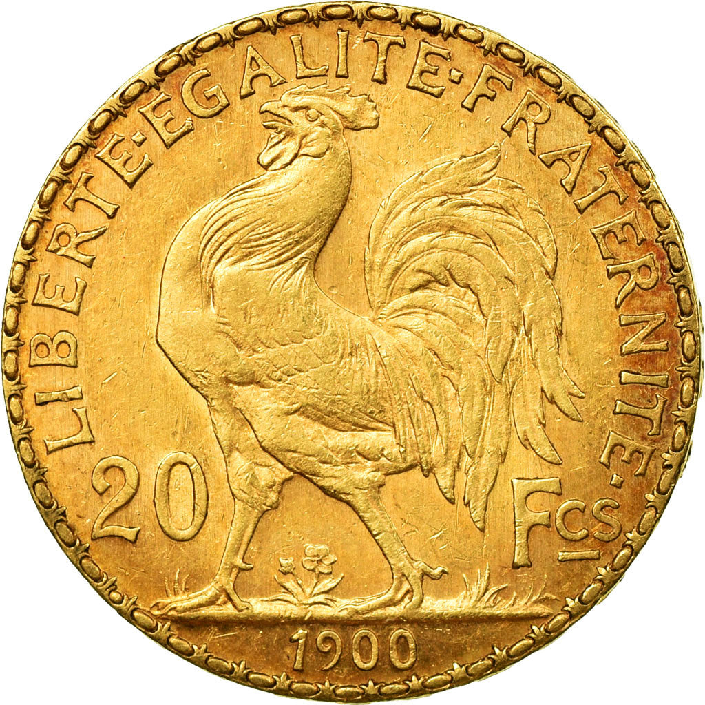 Coin, France, Marianne, 20 Francs, 1900, EF(40-45), Gold, KM:847, Gadoury:1064