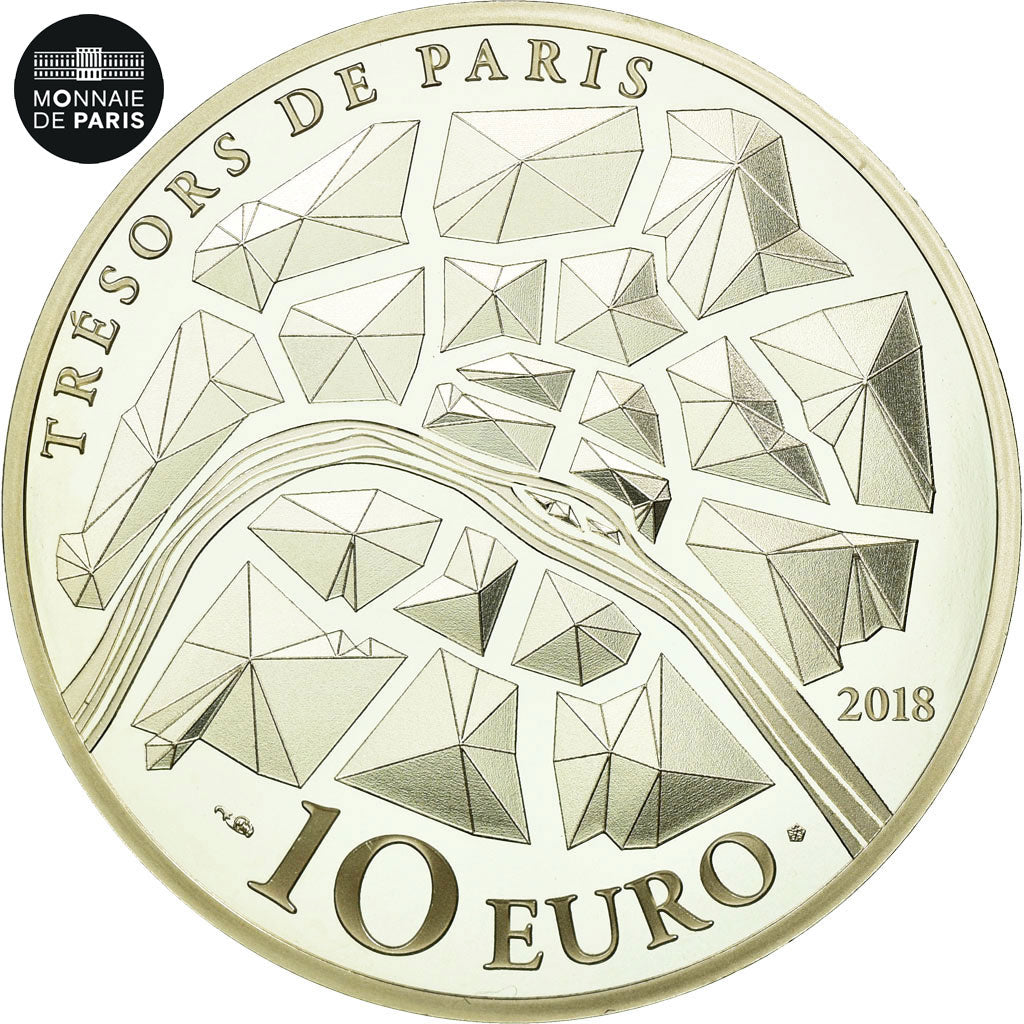 France, Monnaie de Paris, 10 Euro, Le Château de Versailles, 2018, Argent
