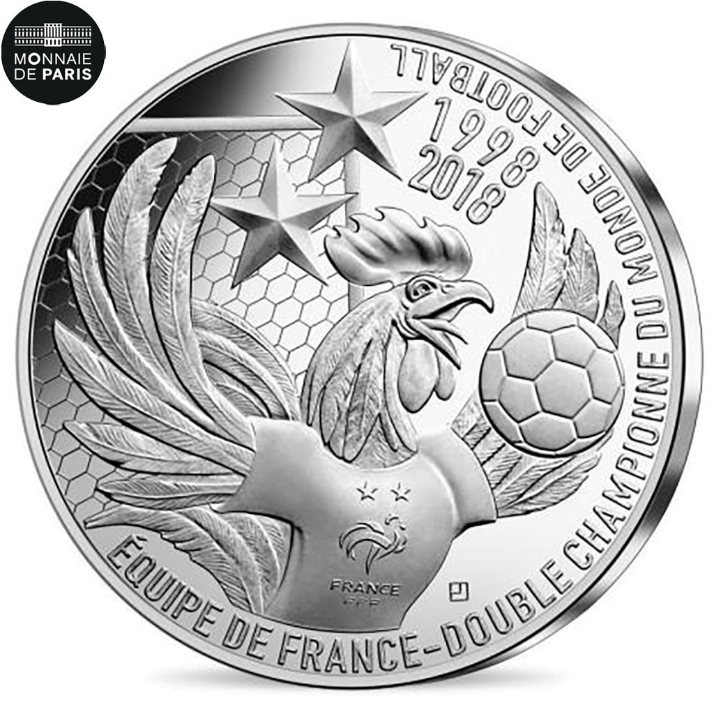 France, Monnaie de Paris, 10 Euro, La France - Championne du Monde, 2018, Silver
