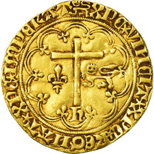 Moneta, Francia, Henri VI de Lancastre, Salut d'or, Rouen, BB, Oro