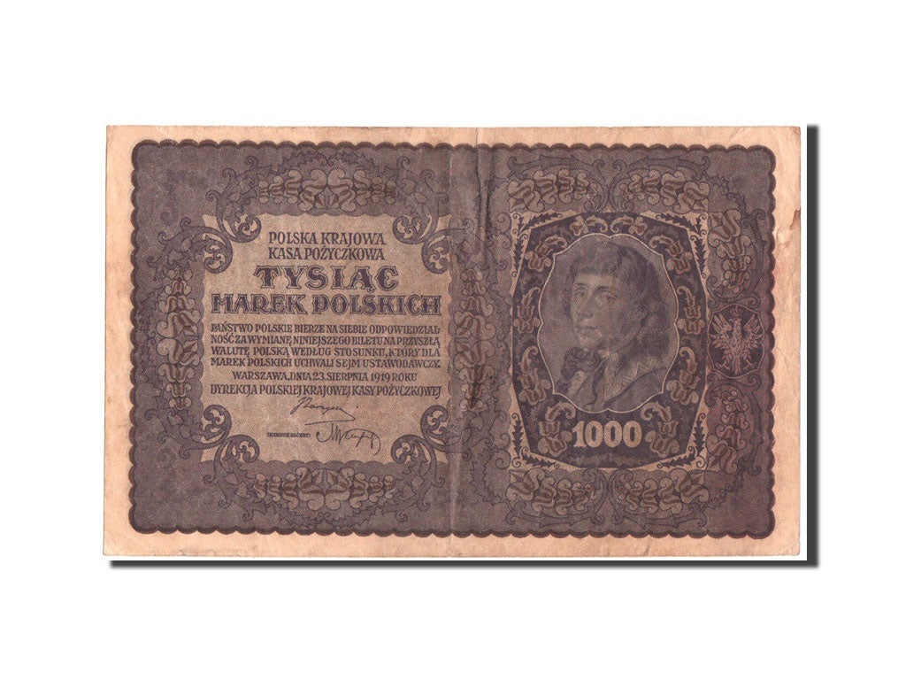 Poland, 1000 Marek, 23.8.1919, KM:29