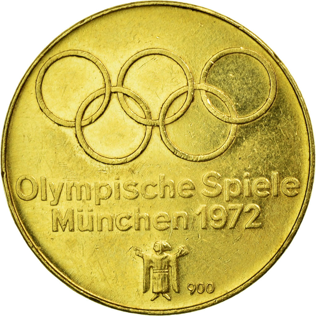 Germany, Medal, Jeux Olympiques Munich, 1972, AU(50-53), Gold