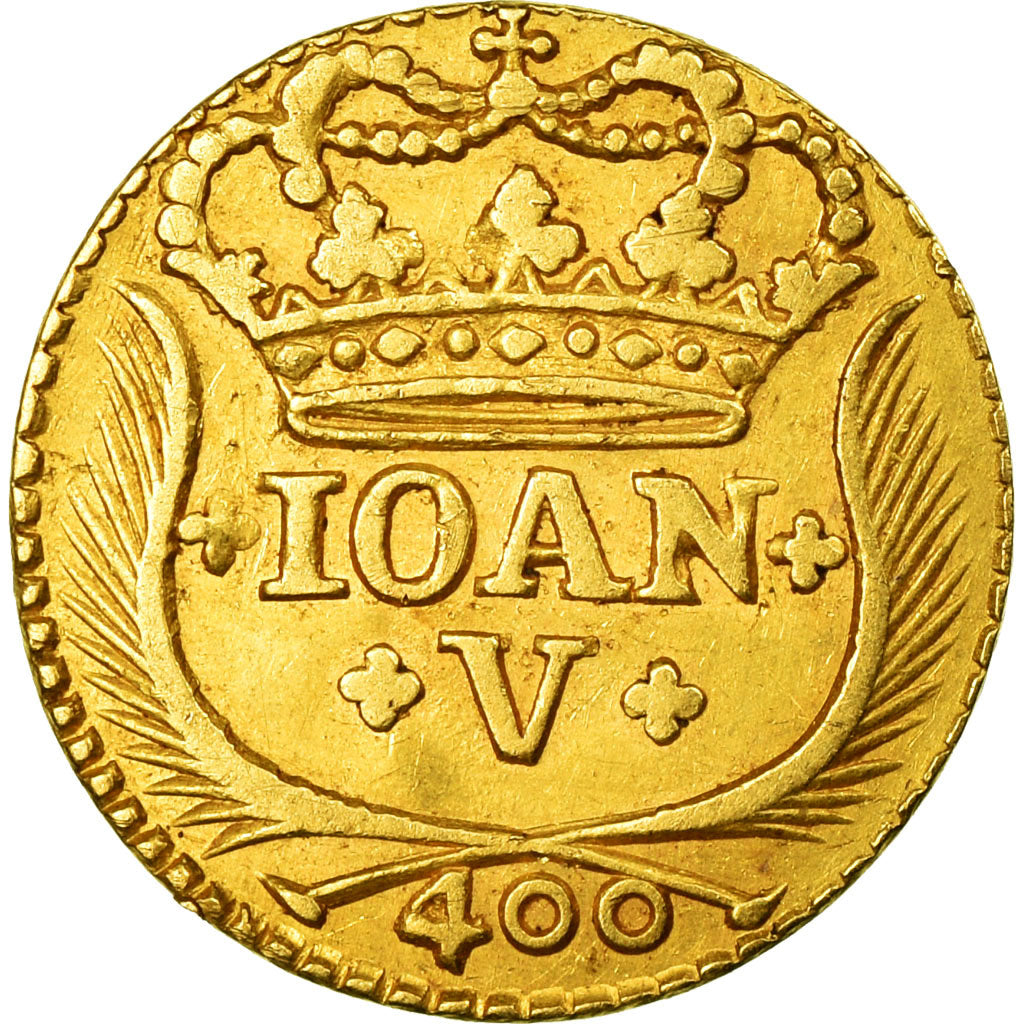Münze, Portugal, Jo, 400 Reis, Cruzado Novo, 400 = 480 Reis, 1739, Lisbon, SS