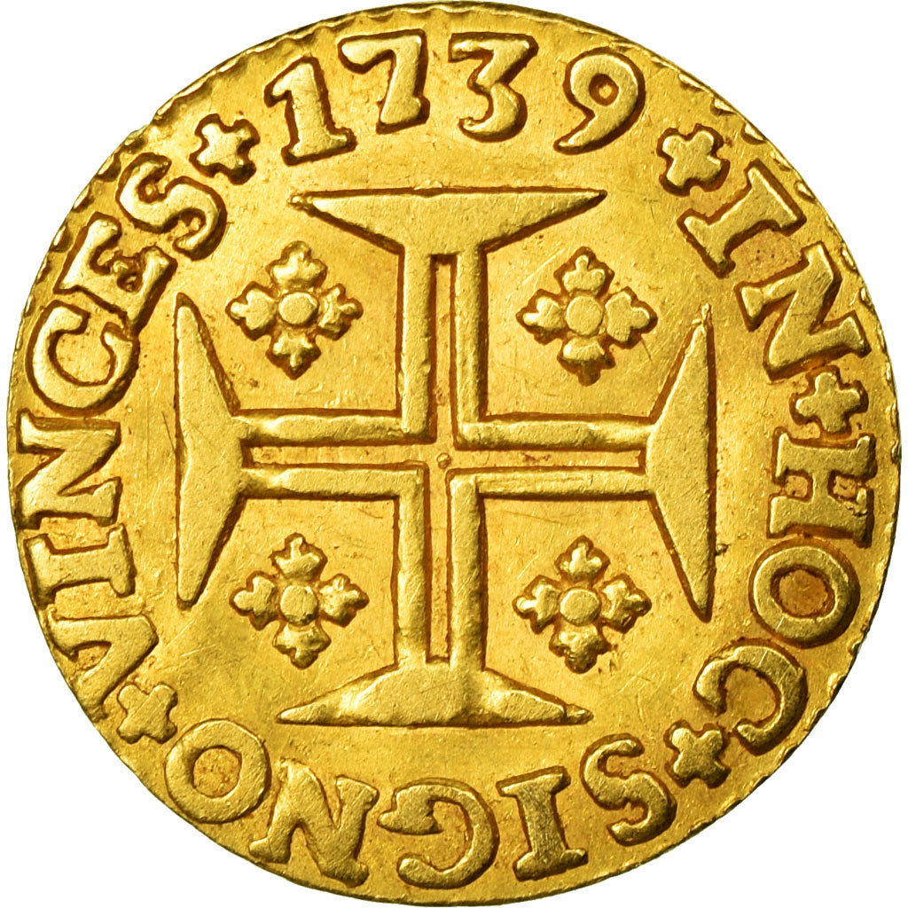 Münze, Portugal, Jo, 400 Reis, Cruzado Novo, 400 = 480 Reis, 1739, Lisbon, SS