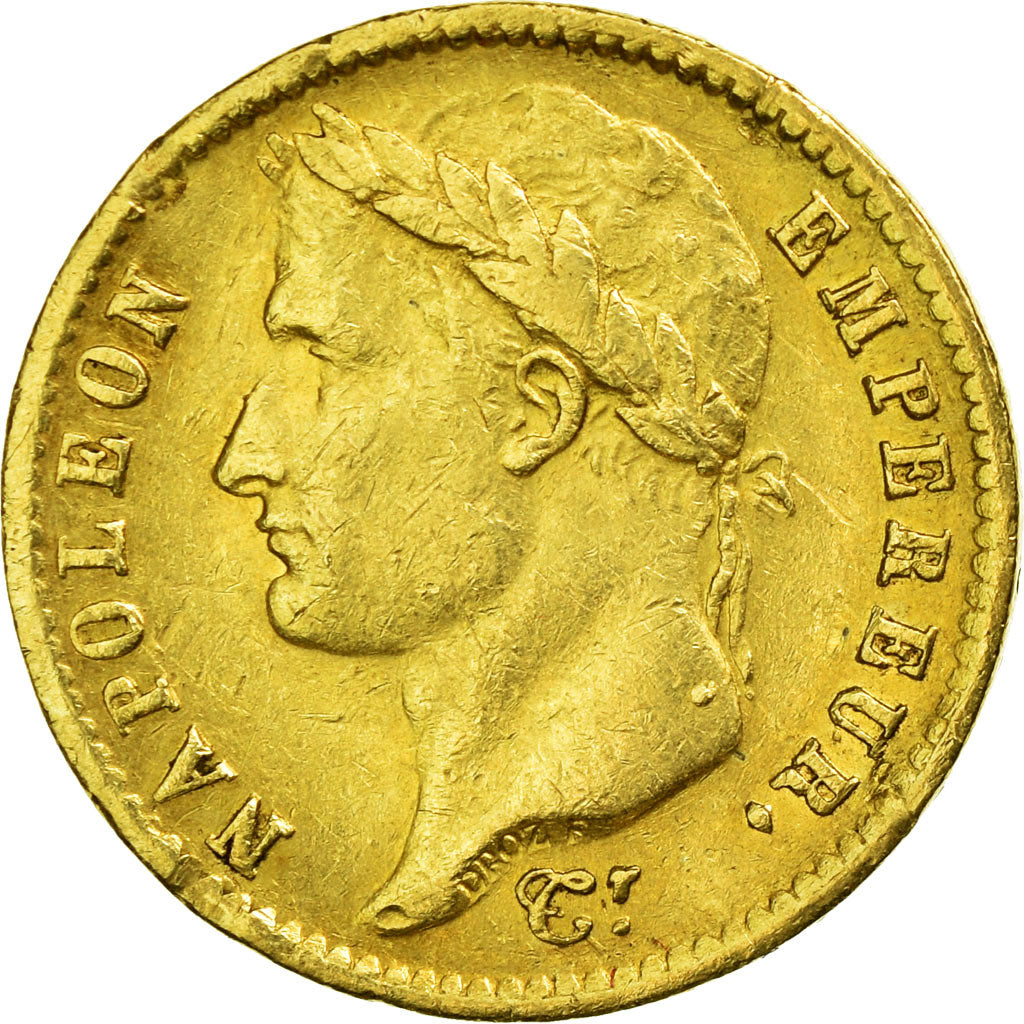 Monnaie, France, Napoléon I, 20 Francs, 1814, Lille, TB+, Or, Gadoury:1025