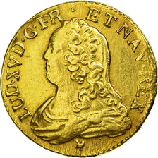 Monnaie, France, Louis XV, Louis d'or aux lunettes, Louis d'Or, 1727