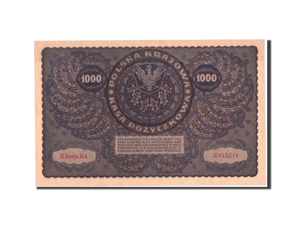 Pologne, 1000 Marek, 23.8.1919, KM:29