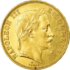 Moeda, França, Napoleon III, Napoléon III, 50 Francs, 1862, Paris, AU(50-53)