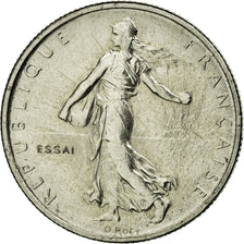 Coin, France, Semeuse, 1/2 Franc, 1965, Paris, ESSAI, MS(60-62), Nickel