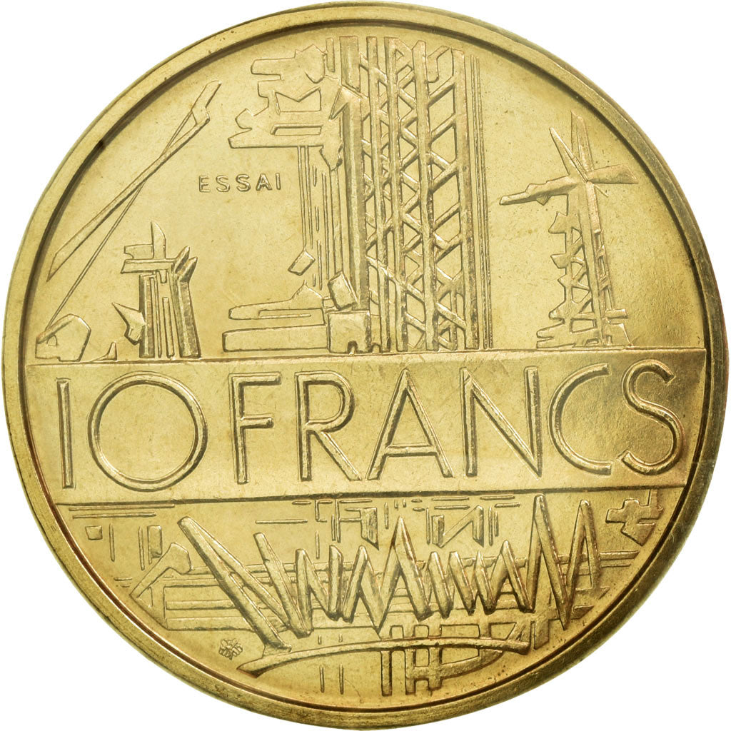 Monnaie, France, Mathieu, 10 Francs, 1974, Paris, ESSAI, FDC, Nickel-brass