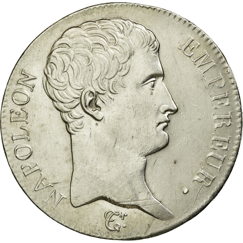 Moeda, França, Napoléon I, 5 Francs, AN 13, Paris, AU(55-58), Prata, KM:662.1
