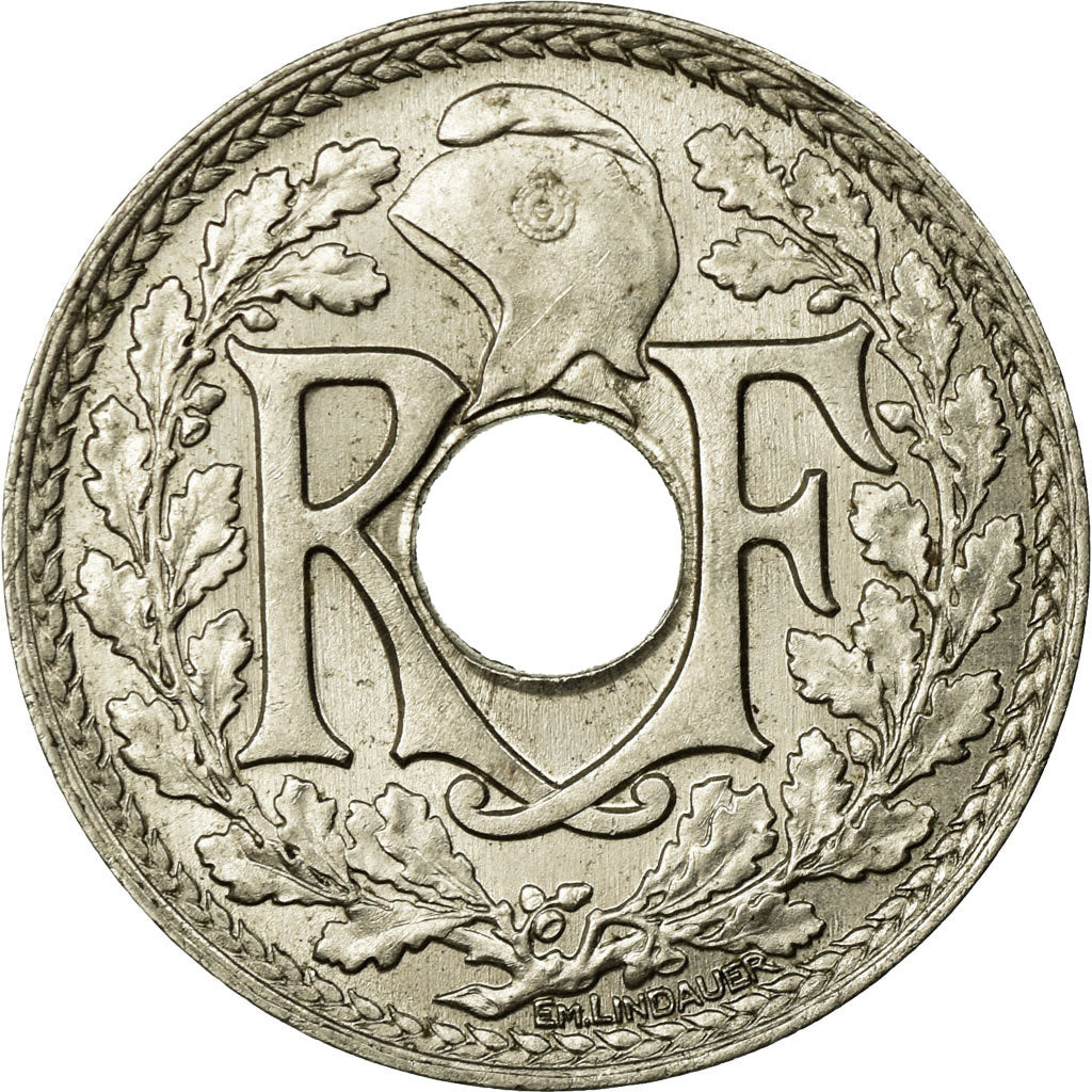 Coin, France, Lindauer, 25 Centimes, 1916, AU(50-53), Nickel, KM:867