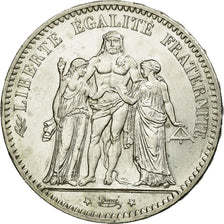 Coin, France, Hercule, 5 Francs, 1876, Paris, MS(60-62), Silver, KM:820.1