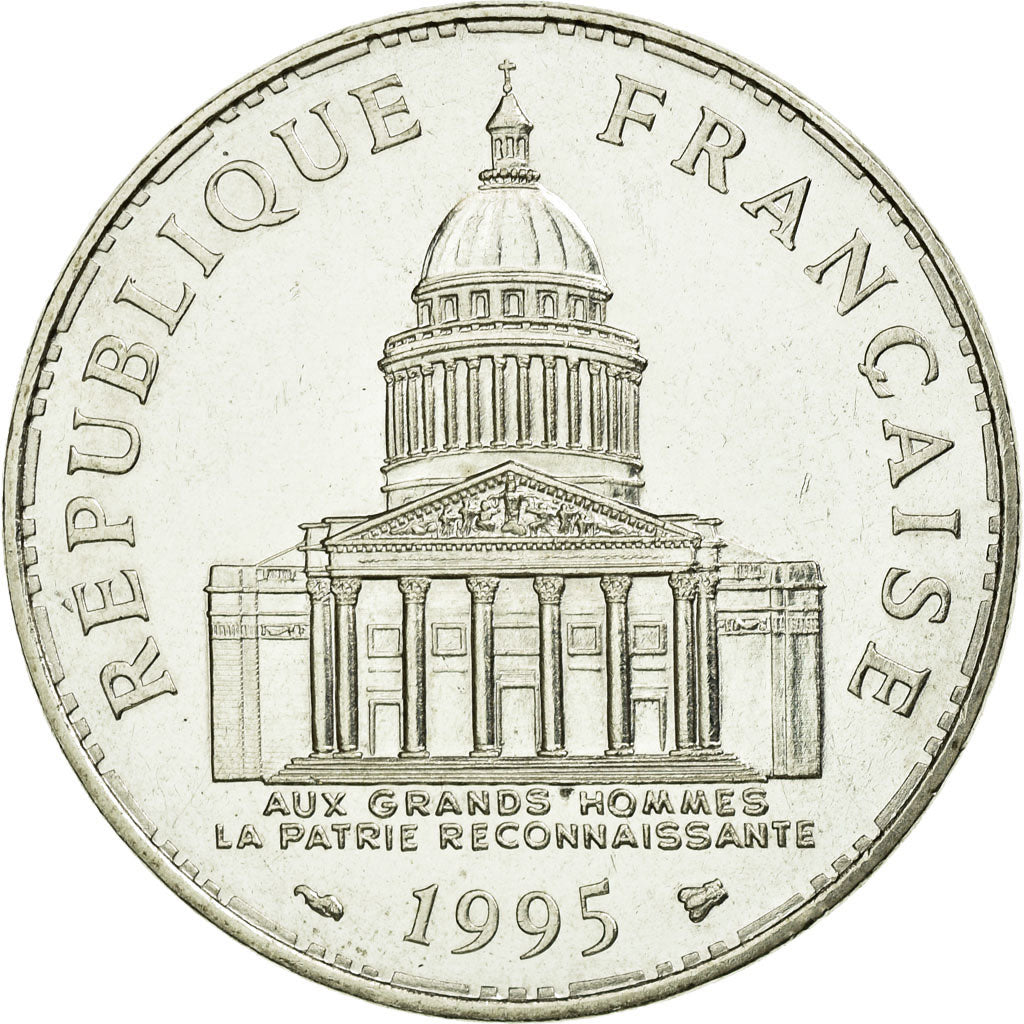 Coin, France, Panthéon, 100 Francs, 1995, Paris, MS(60-62), Silver, KM:951.1