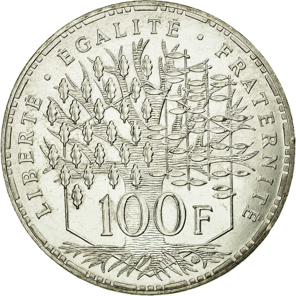 Coin, France, Panthéon, 100 Francs, 1996, Paris, AU(55-58), Silver, KM:951.1