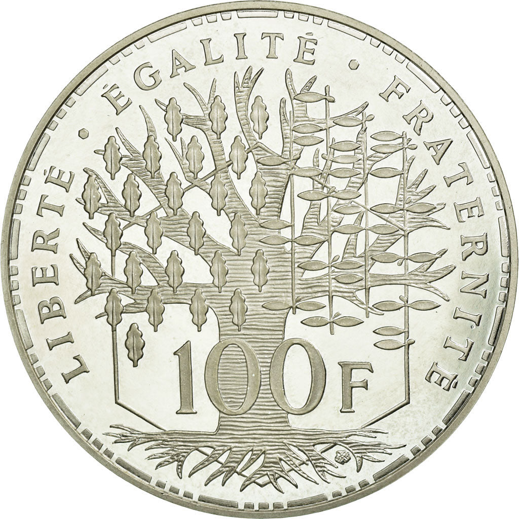 Monnaie, France, Panthéon, 100 Francs, 1991, Paris, BE, SUP, Argent