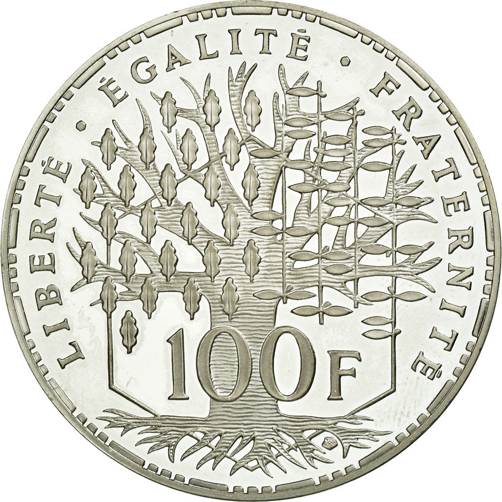 Coin, France, Panthéon, 100 Francs, 1993, Paris, BE, AU(55-58), Silver