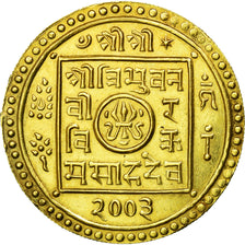 Moeda, Nepal, SHAH DYNASTY, Tribhuvana Bir Bikram, Mohar, 1946, AU(50-53)
