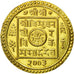 Moeda, Nepal, SHAH DYNASTY, Tribhuvana Bir Bikram, Mohar, 1946, AU(50-53)