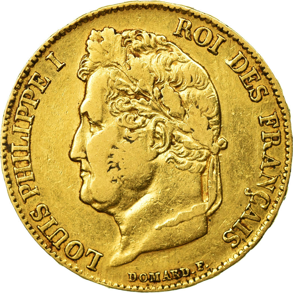Munten, Frankrijk, Louis-Philippe, 20 Francs, 1840, Lille, ZF, Goud, KM:750.5