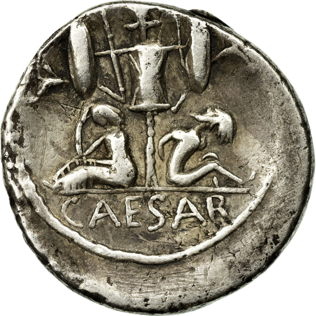 Moeda, Julius Caesar, Denarius, EF(40-45), Prata, Crawford:468/1