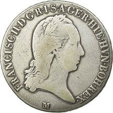 Moeda, ESTADOS ITALIANOS, MILAN, Franz II, Crocione, Kronenthaler, 1796, Milan