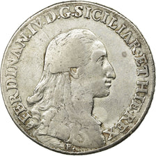 Coin, ITALIAN STATES, NAPLES, Ferdinando IV, 120 Grana, 1794, VF(30-35), Silver