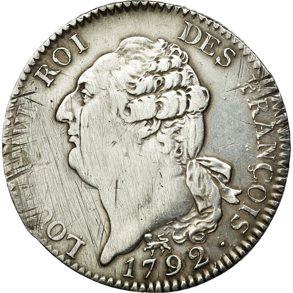 Münze, Frankreich, Louis XVI, Écu de 6 livres françois, ECU, 6 Livres, 1792