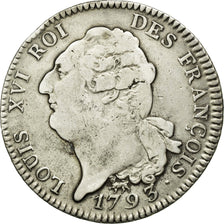 Coin, France, Louis XVI, Écu de 6 livres françois, ECU, 6 Livres, 1793, Paris