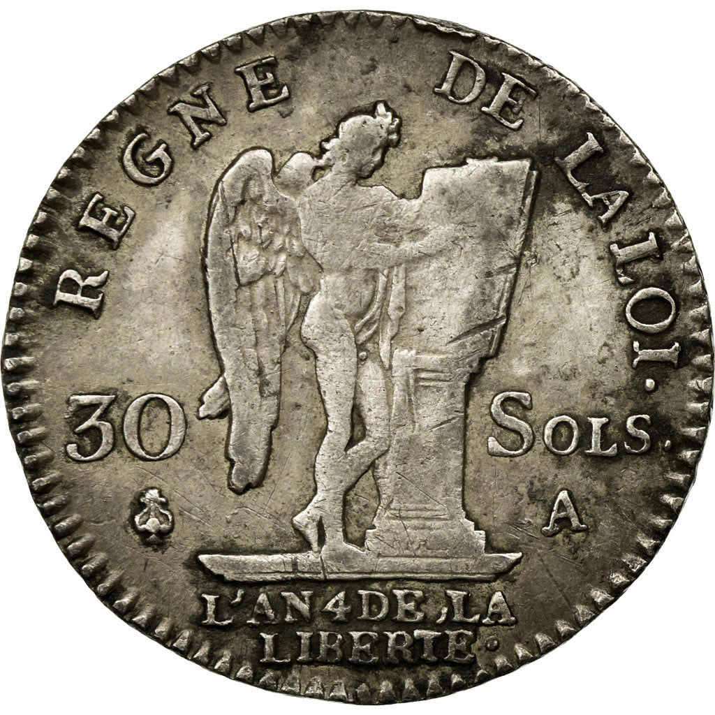 Münze, Frankreich, Louis XVI, 30 sols françois, 30 Sols, 1792, Paris, S+