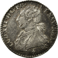 Münze, Frankreich, Louis XVI, 1/10 Écu, 12 Sols, 1/10 ECU, 1778, Paris, SS