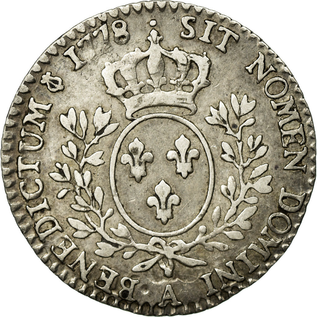Münze, Frankreich, Louis XVI, 1/10 Écu, 12 Sols, 1/10 ECU, 1778, Paris, SS