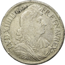 Coin, France, Louis XIV, Écu à la cravate, Ecu, 1679, Paris, VF(30-35)
