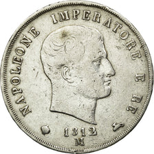 Münze, Italien Staaten, KINGDOM OF NAPOLEON, Napoleon I, 5 Lire, 1812, Milan