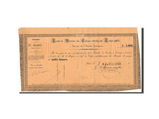 Billet, Mexique, 1000 Francs, 1862, 8.7.1862, TTB+
