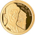 Moneta, Gabon, Charles de Gaulle, 1000 Francs, 2013, FDC, Oro