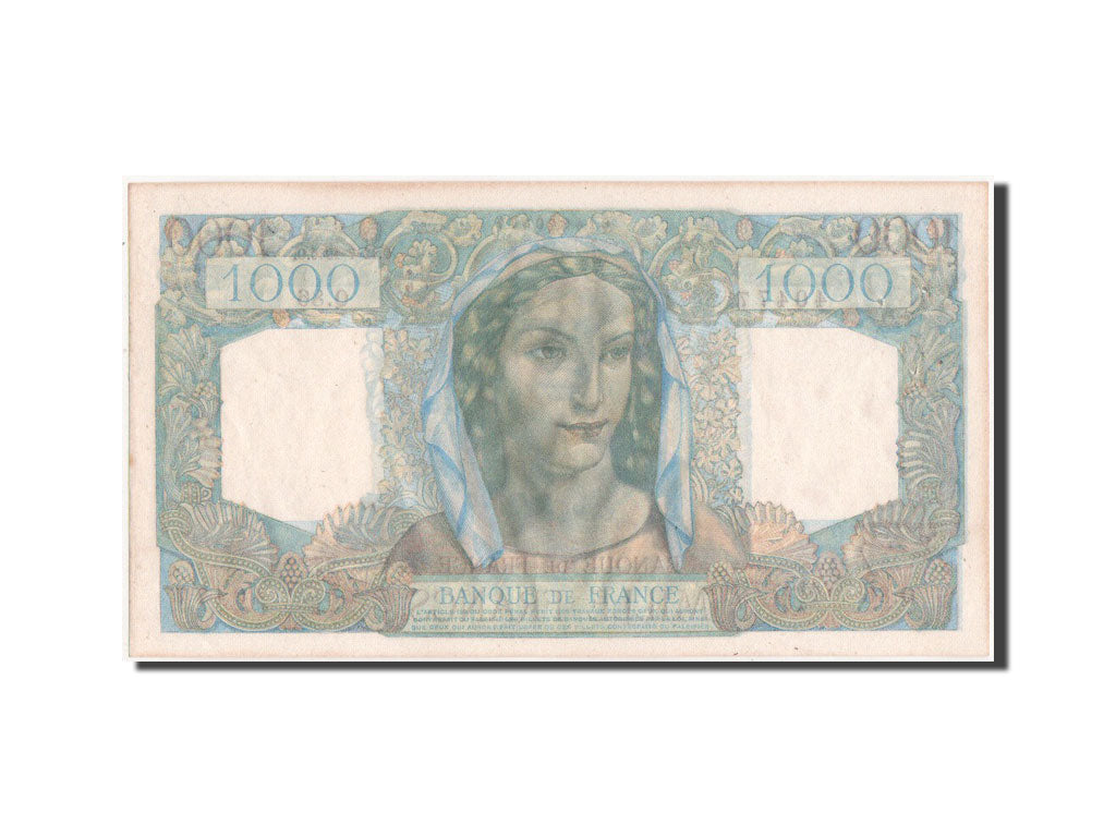 Banknote, France, 1000 Francs, 1 000 F 1945-1950 ''Minerve et Hercule'', 1945