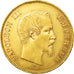 Moneta, Francia, Napoleon III, Napoléon III, 100 Francs, 1855, Strasbourg, BB