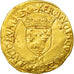Coin, France, François Ier, Ecu d'or à la croisette, Toulouse, VF(30-35)