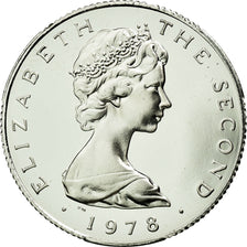 Coin, Isle of Man, Elizabeth II, Sovereign, Pound, 1978, MS(63), Platinum